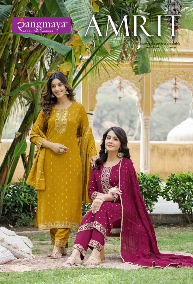 Amrit By Rangmaya 101 To 108 Readymade Salwar Kameez Catalog